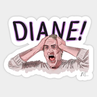 Poltergeist: DIANE! Sticker